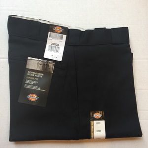 Black Dickies Double Knee Work Pants sz32x32